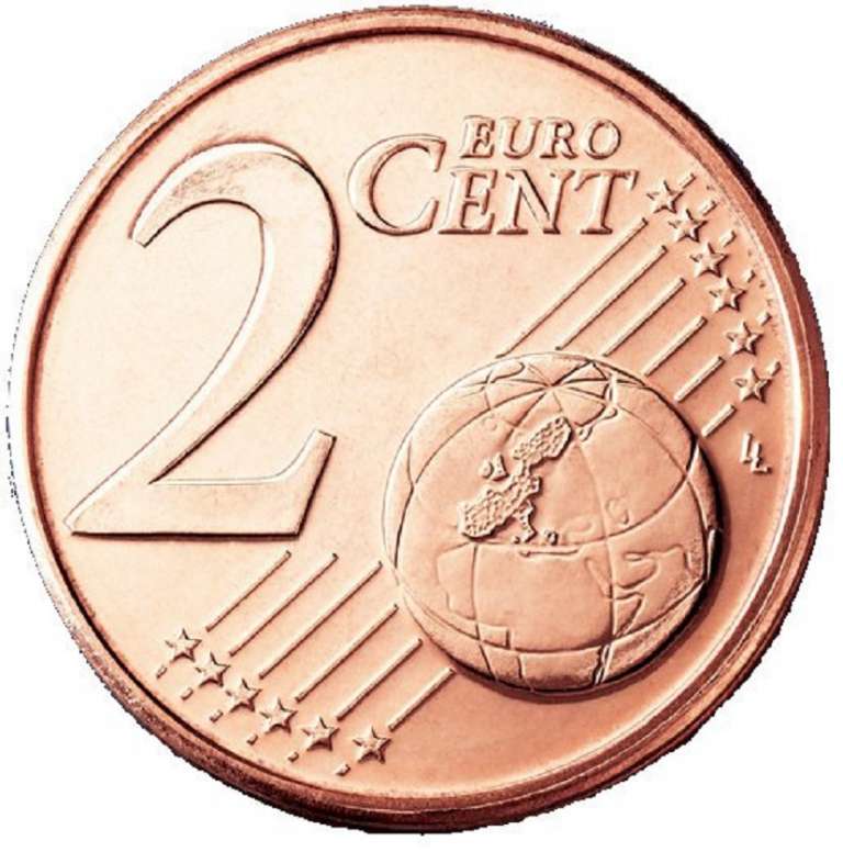 (2015) Монета Эстония 2015 год 2 евроцента   Сталь, покрытая медью  UNC